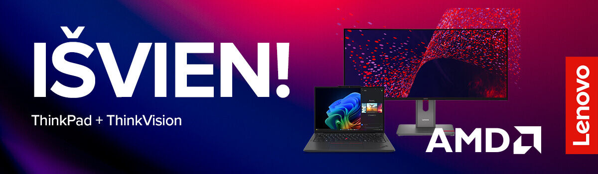 Lenovo ThinkPad + Vision. Išvien!